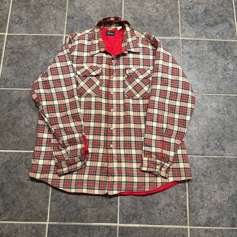 Vintage Prentiss Plaid Flannel Lined Jacket